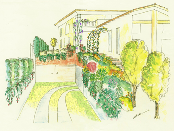 Progettazione giardini effettuata da un architetto paesaggista ... Progettazione giardini verona